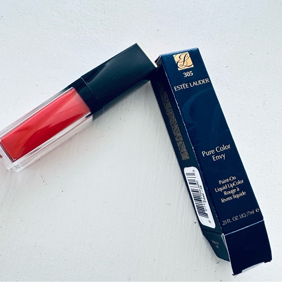 Estee Lauder pure color envy liquid vinyl lip color 305 peach - Picture 4 of 5